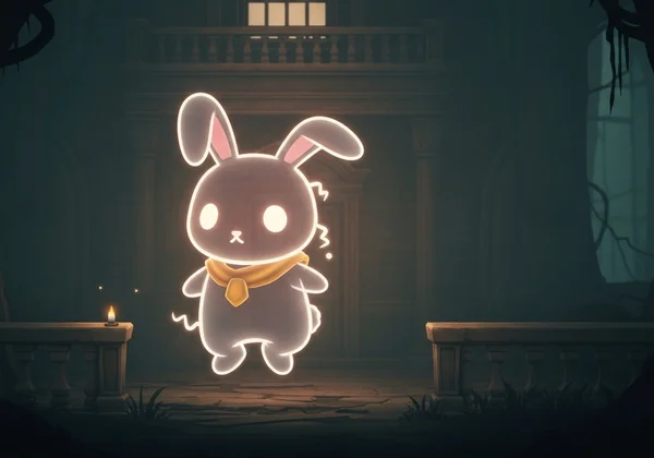 Elusive Phantom Bunny skin, translucent and ghostly effect