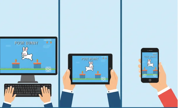 Poor Bunny played on desktop, tablet, and phone