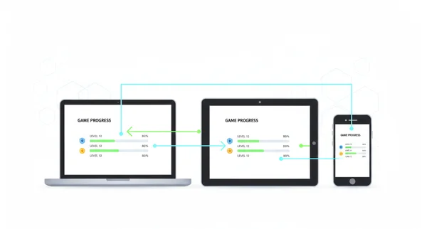 Game progress syncing across multiple devices